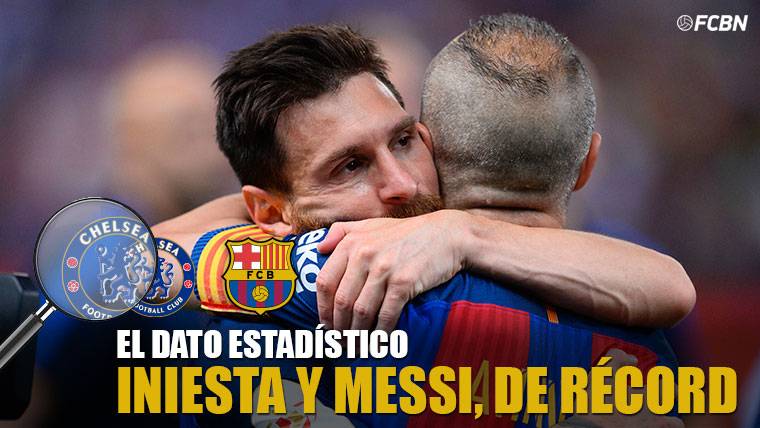 Andrés Iniesta and Leo Messi beat a record in Stamford Bridge