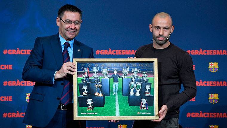 The love of Mascherano to the Barça blocks the exit of Messi