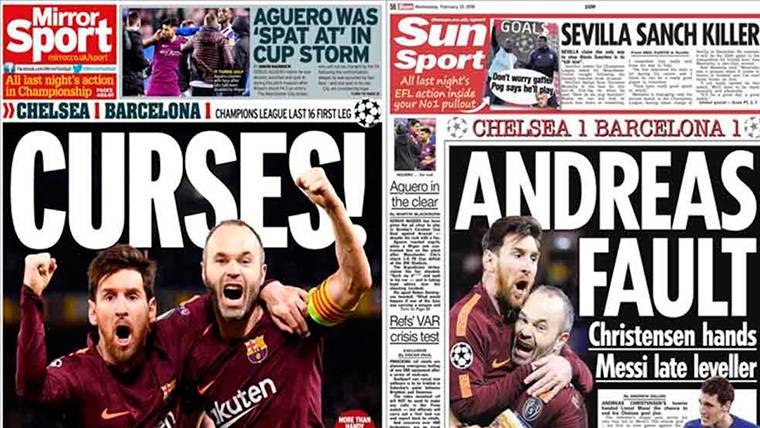 Iniesta and Messi, protagonists of Chelsea-Barça in England