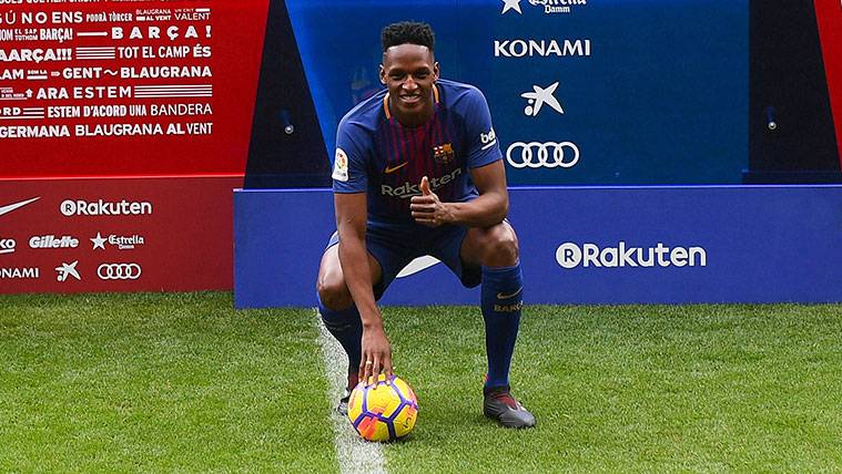 There are not doubts with Yerry Mina: it Is the suitable for the Barça