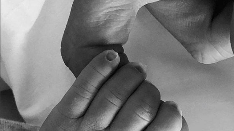 First photo and message of Messi after the birth of Ciro