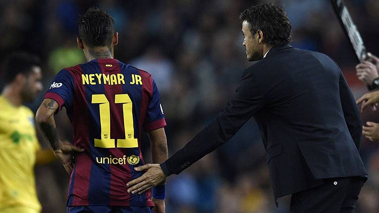 It has advised Neymar Jr to the PSG that fiche to Luis Enrique?