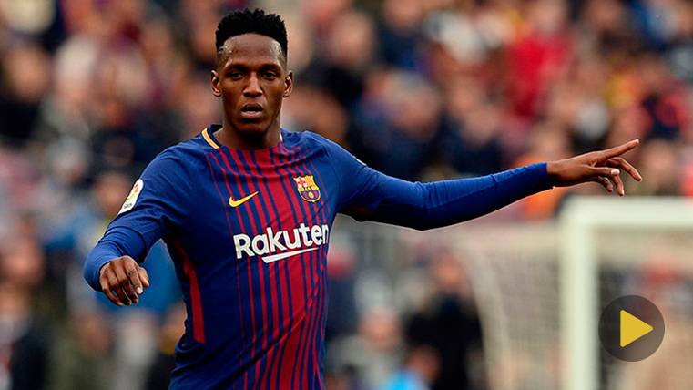 Yerry Mina marks his first goal with the FC Barcelona, and dances it!