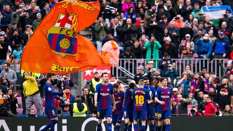 7 points so that the Barcelona was champion of League in Riazor