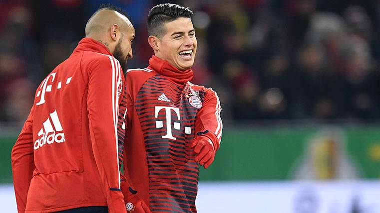 James Rodríguez will be leading in the Bayern-Real Madrid