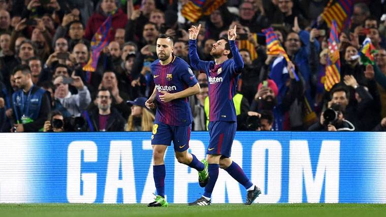 Taconazo Of Jordi Alba and golazo of Messi to sink to the Seville