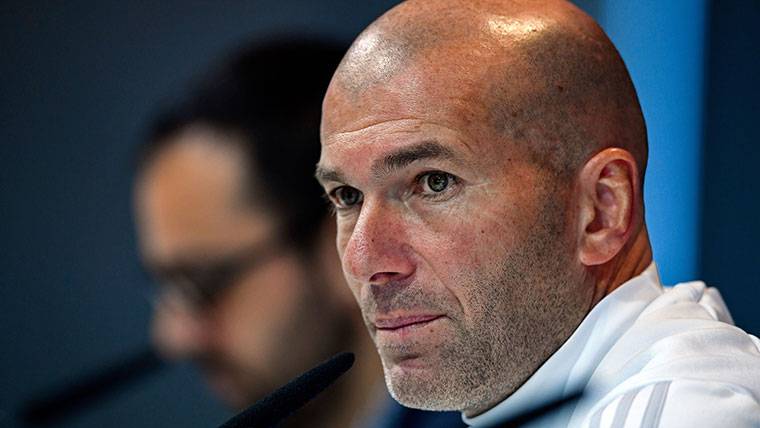 Zidane: “we do not go to do the corridor to the Barça, is mine decision”
