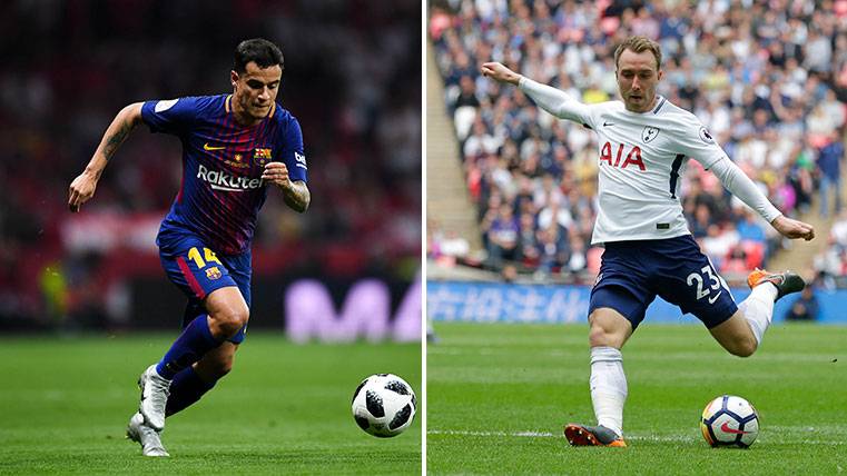 The brilliant alignment that the Barça could form with Eriksen and Coutinho
