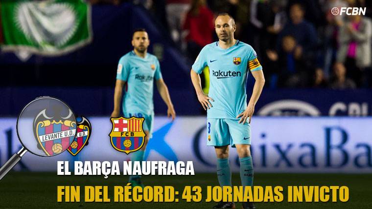 The Barça puts end to his record with 43 days of imbatibilidad