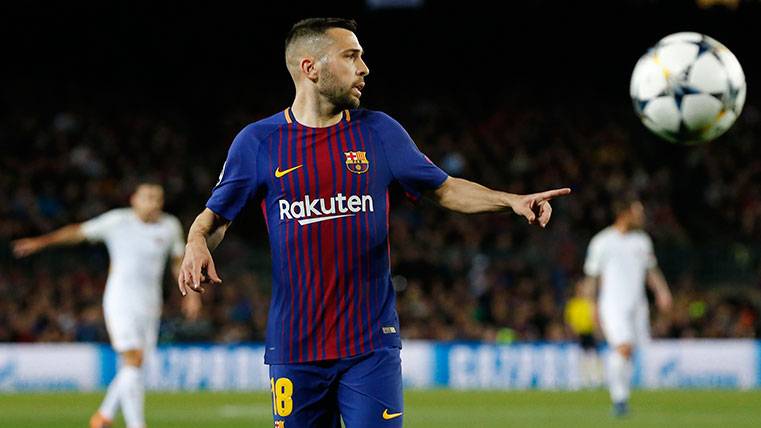 The agent of Jordi Alba gives a touch of attention to the Barça by his renewal