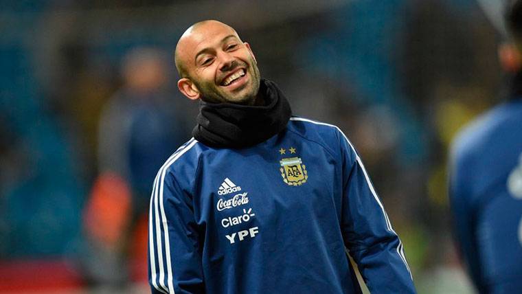 Javier Mascherano equalises in China his record goleador with the Barça