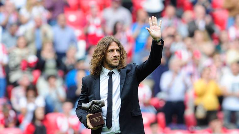 Magnificent homage to Puyol by his path in the Barça