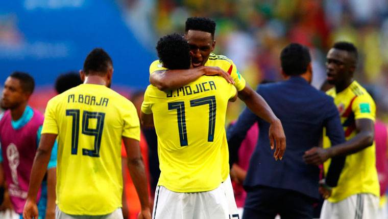 A goal of Yerry Mina in front of Senegal puts to Colombia in eighth (0-1)