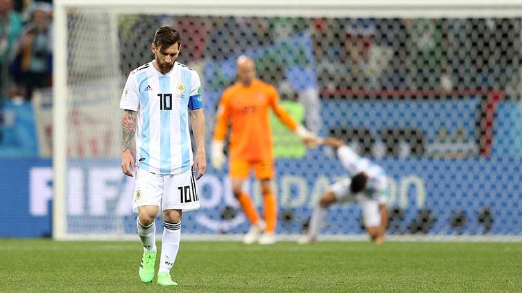 Argentina-Croatia, a party that to Messi did not leave him play