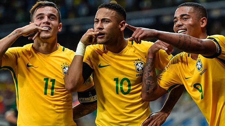 Neymar And Coutinho lead the goleada of Brazil to Austria (0-3)