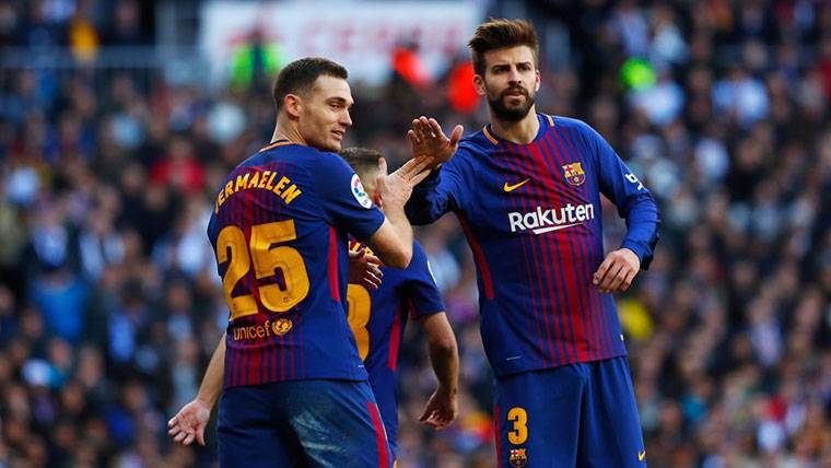 The condition of the Barça to renew the agreement of Vermaelen