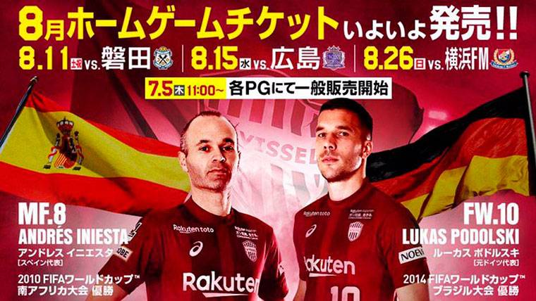Already there is date for the debut of Andrés Iniesta with the Vissel Kobe