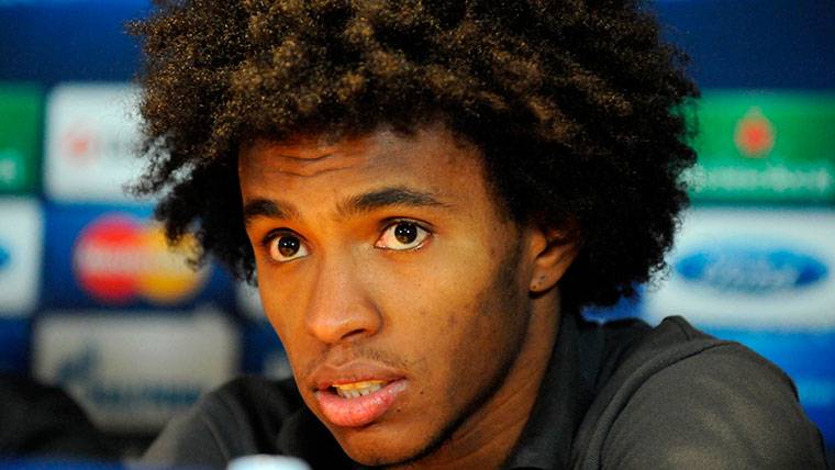 Willian, crazy by the Barcelona and had to presionar to Chelsea