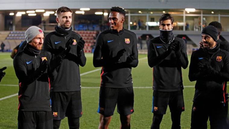 The confessions of Yerry Mina: Anecdotes with Messi, his signing by the Barça, his future…