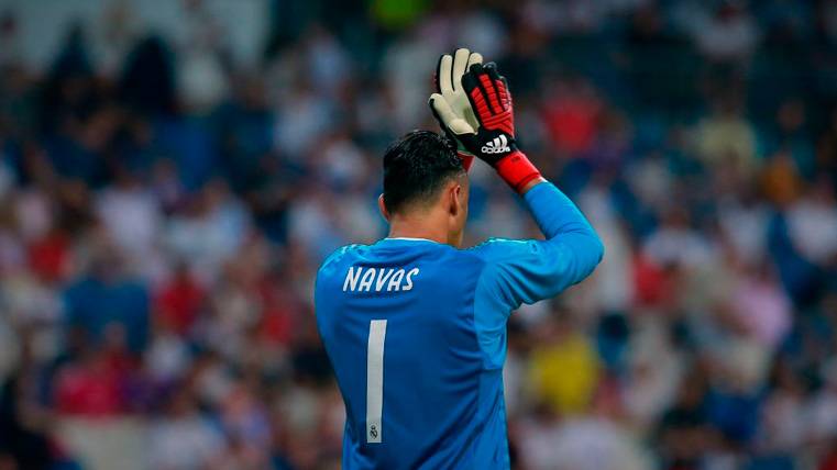 Keylor Already suffers the pressure of Courtois and goes out ‘touched’ of the Supercopa of Europe