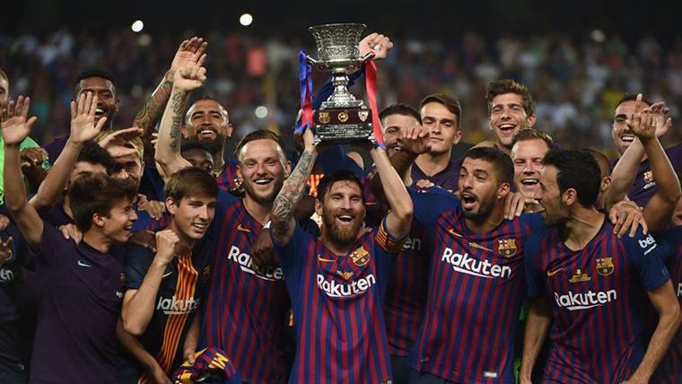 Opposite dynamics of Barcelona and Real Madrid in his Supercopas