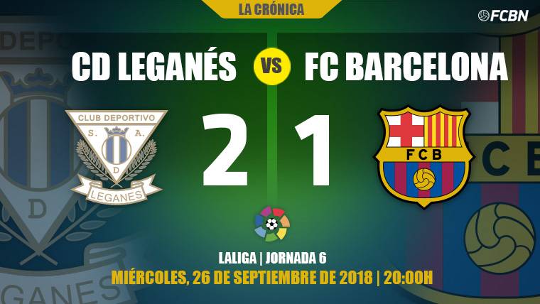The worst Barça in a lot of months throws the leadership against the colista in Leganés (2-1)