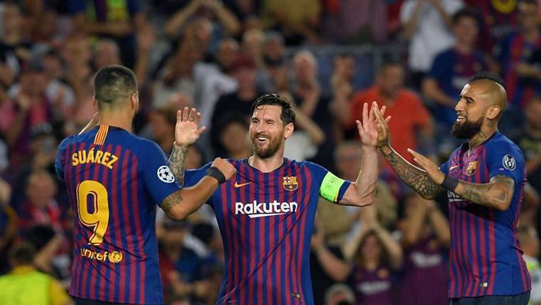 Arturo Vidal assisted to Messi in the first goal of the Barça-Girona!