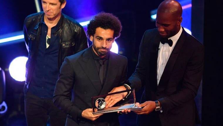 Mohamed Salah won a Prize Puskás that aims to consolación
