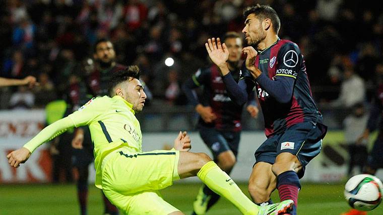 The Huesca, a dangerous team in the Camp Nou before the stop