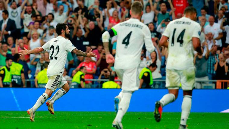 The Madrid goes through on of the Rome in his European première (3-0)