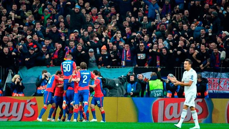 The CSKA of Moscow and the sticks freeze to the Real Madrid in Champions (1-0)