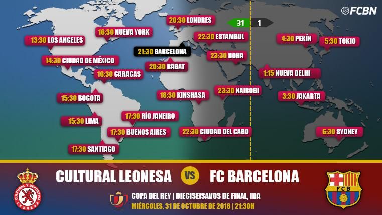 Cultural Leonese vs FC Barcelona in TV: When and where see the party of Glass of Rey