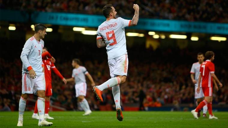 Like this it explains Paco Alcácer the reasons of his tremendo been of form