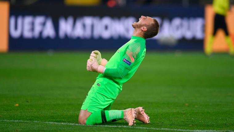 Cillessen, the only player of the Barça that opts to the title of the UEFA Nations League