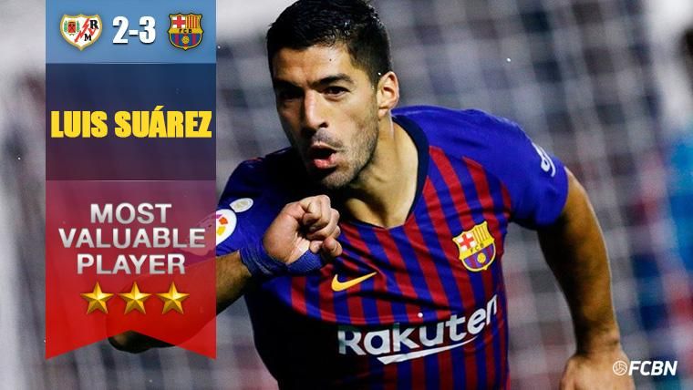 Luis Suárez, ‘MVP’ of the Ray-Barça and ‘Pichichi’ of LaLiga