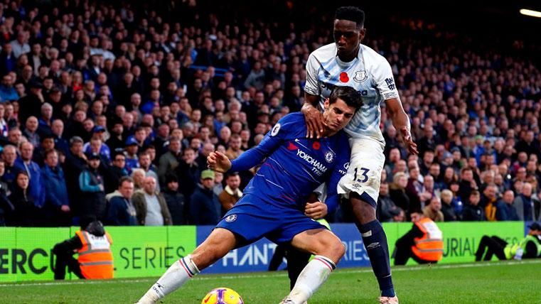 Yerry Mina marks  ‘an Alcácer’ and attain to be MVP in his debut