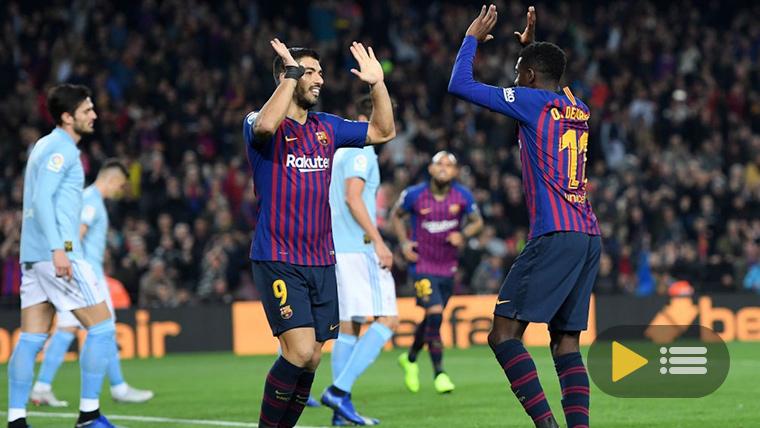 Video summary: FC Barcelona 2 Celtic of Vigo 0 (LaLiga J17)