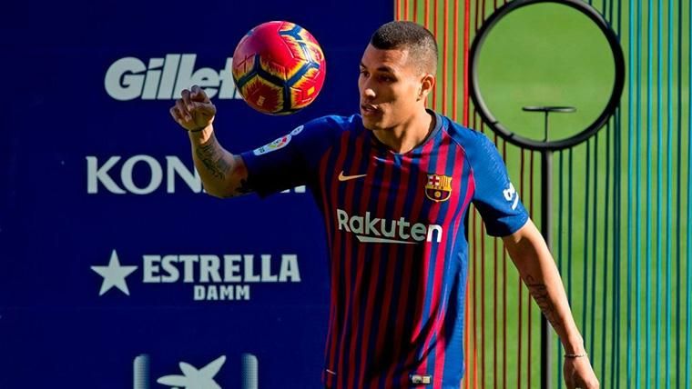 Jeison Murillo trains  in day of party to arrive to tope with the FC Barcelona