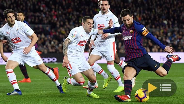 Video summary: FC Barcelona 3 Eibar 0 (LaLiga J19)