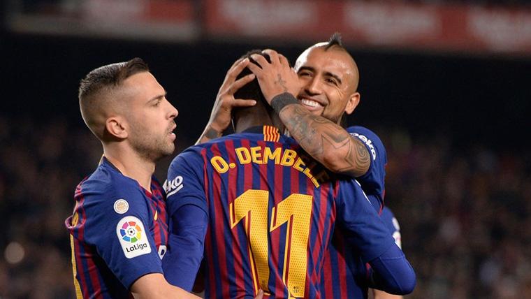 Lucky doublet of Dembélé for fraguar the traced back of the Barça in Glass of Rey!