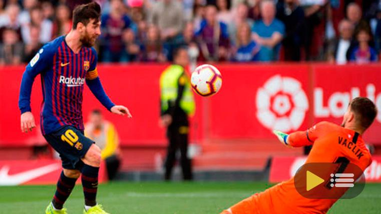 Video summary: Seville 2 FC Barcelona 4 (LaLiga J25)