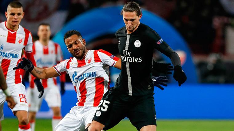 Paris Saint-Germain could remove him to Rabiot a part of his index card