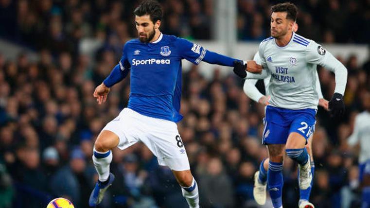 Inter And Everton, interested in carrying  to André Gomes of the Barça