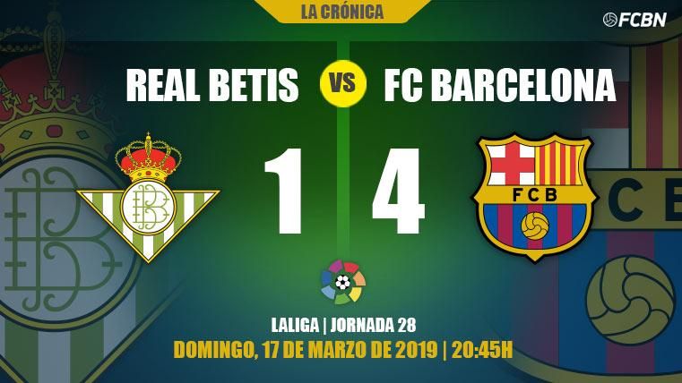 Leo Messi eats  to the Betis and the Barcelona steps of giant to LaLiga (1-4)