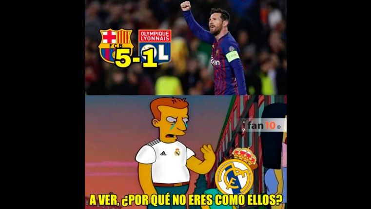 These are the best ‘memes’ of the FC Barcelona-Olympique of Lyon of the Champions