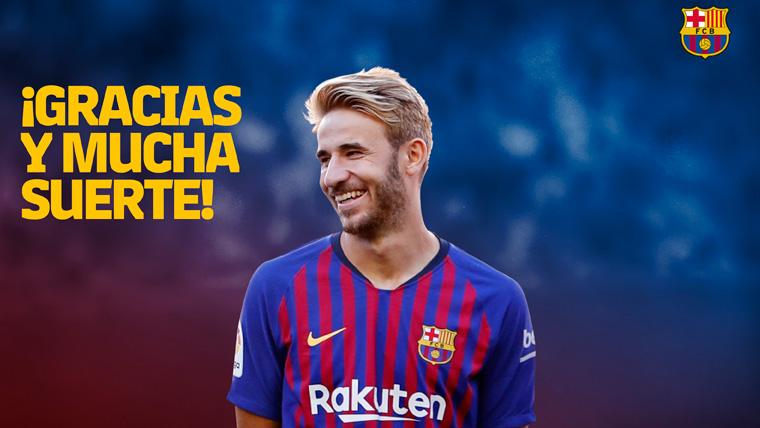 OFFICIAL: The Barça announces an agreement with Sergi Samper for the rescission of his agreement