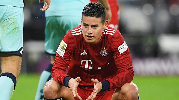 James Rodríguez does not want to be still in the Bayern and the divorce between both parts is total