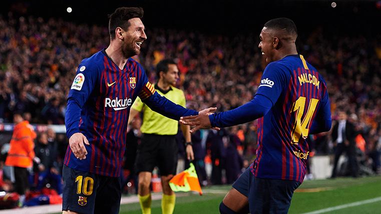 The best memory of Malcom: “I will not forget when Messi applauded my goal in Champions”