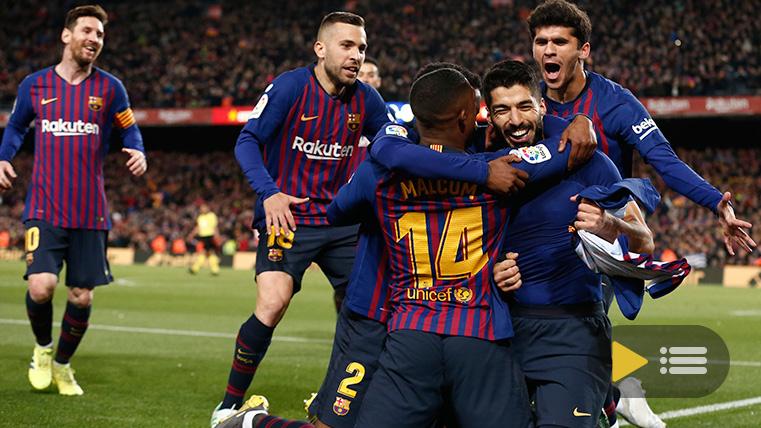 Video summary: FC Barcelona 2 Athletic Madrid 0 (LaLiga J31)