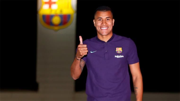 Jeison Murillo, the only player of the Barça that has done doublet